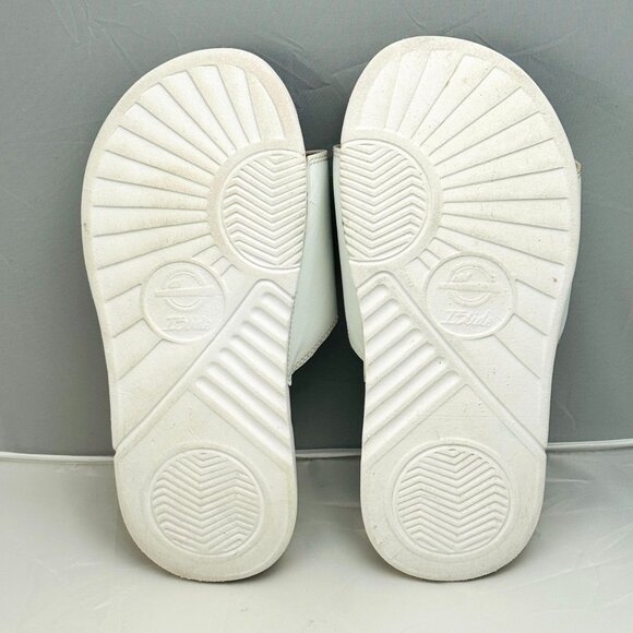 ISlide San Diego Padres Unisex Slides US 7 Palm Design Synthetic Upper White - Picture 7 of 8